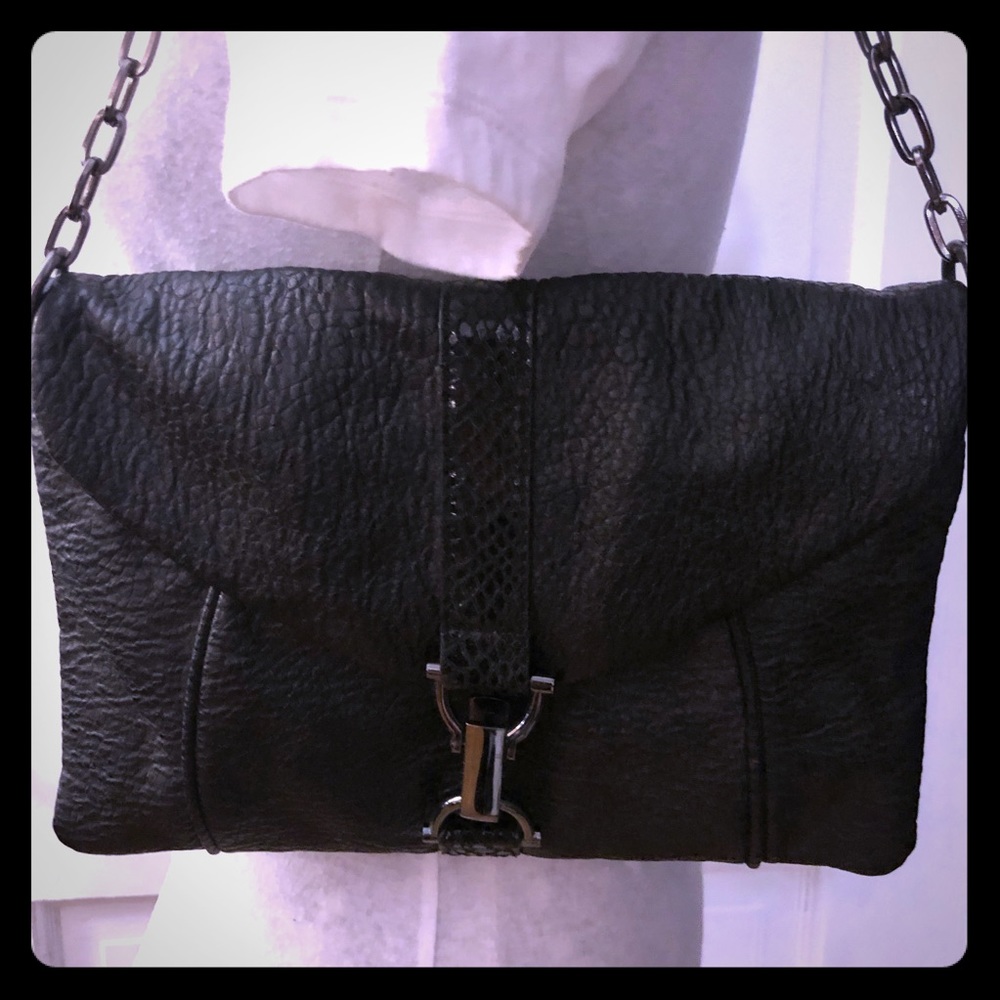 Vintage Black Baby Phat shoulder clutch chain bag